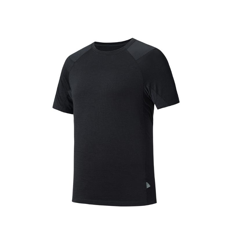 Anta Champion Outdoor Series Solid Color Round Neck Comfortable Moisture Wicking Versatile Short Sleeve T-Shirt Men T-Shirts Basic-Black 152520115-3 L
Anta Champion Outdoor Series Solid Color Round Neck Comfortable Moisture Wicking Versatile Short Sleeve T-Shirt Men T-Shirts Basic-Black 152520115-3 L