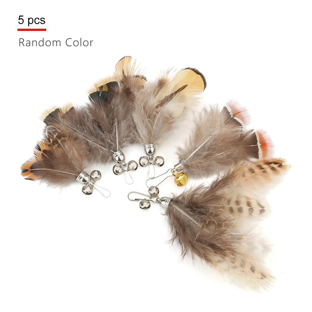 5pcs Small Replacement Head Fly Insect Cat Toy Accessories Funny Teaser Stick Interactive Wand Feather Bug Pet Toy
5pcs Small Replacement Head Fly Insect Cat Toy Accessories Funny Teaser Stick Interactive Wand Feather Bug Pet Toy
