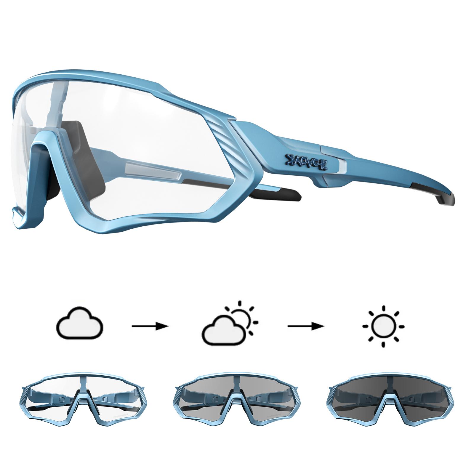 Kapvoe Photochromic Cycling Sunglasses Men Women Road Mtb Mountain Bike Bicycle Glasses Cycling Glasses Sport running Eyewear Photochromic-1lens
Kapvoe Photochromic Cycling Sunglasses Men Women Road Mtb Mountain Bike Bicycle Glasses Cycling Glasses Sport running Eyewear Photochromic-1lens