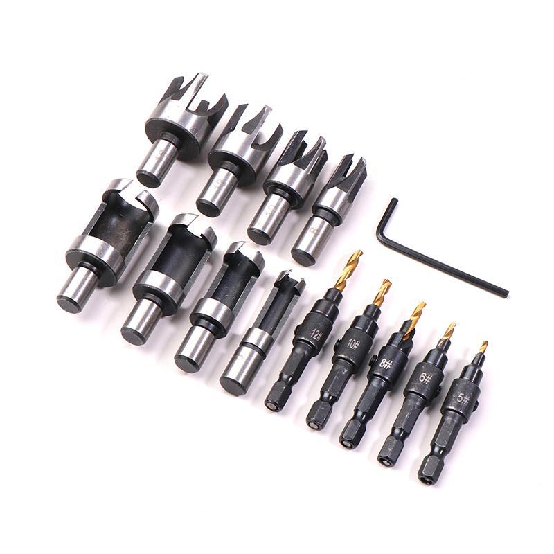 Wood Plug Cutter Drill Cutting Tool Drill Bit Set Straight And Tapered Taper Woodworking Cork Drill Bit
Wood Plug Cutter Drill Cutting Tool Drill Bit Set Straight And Tapered Taper Woodworking Cork Drill Bit