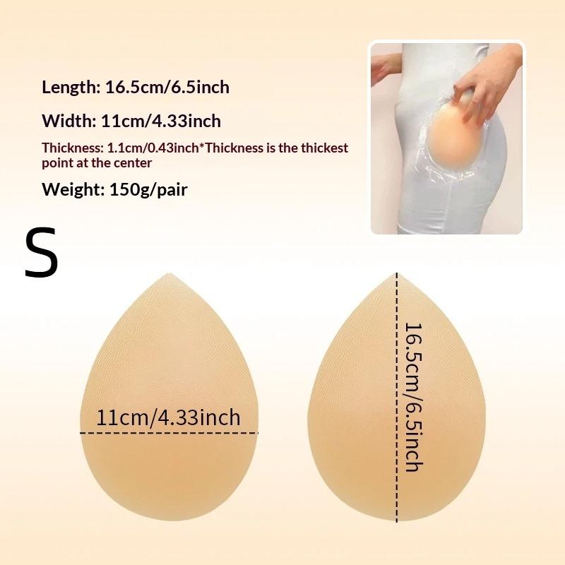 1Pairs Silicone Hip Sticker False Hip Width Pad Non-Marking Hip Simulation Self-Adhesive To Improve The Depression On Both Sides S
1Pairs Silicone Hip Sticker False Hip Width Pad Non-Marking Hip Simulation Self-Adhesive To Improve The Depression On Both Sides S