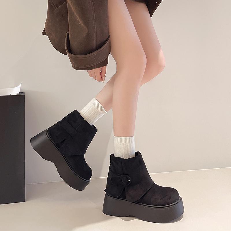 Модные ботильоны на танкетке, осенние новинки, с круглым носком, рукавом, на платформе, противоскользящие, износостойкие, ботильоны 40 чёрный
Модные ботильоны на танкетке, осенние новинки, с круглым носком, рукавом, на платформе, противоскользящие, износостойкие, ботильоны 40 чёрный