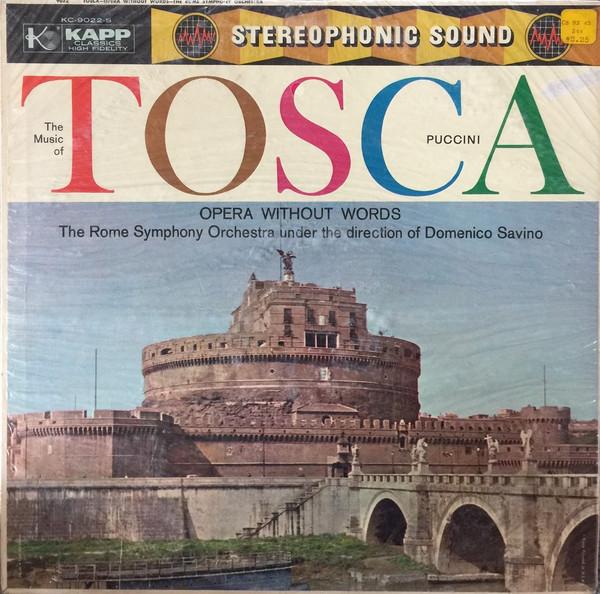LP Record PUCCINI ROME SYMPHONY ORCHESTRA D Tosca KC9022S KAPP 1959 US Classical Used
LP Record PUCCINI ROME SYMPHONY ORCHESTRA D Tosca KC9022S KAPP 1959 US Classical Used