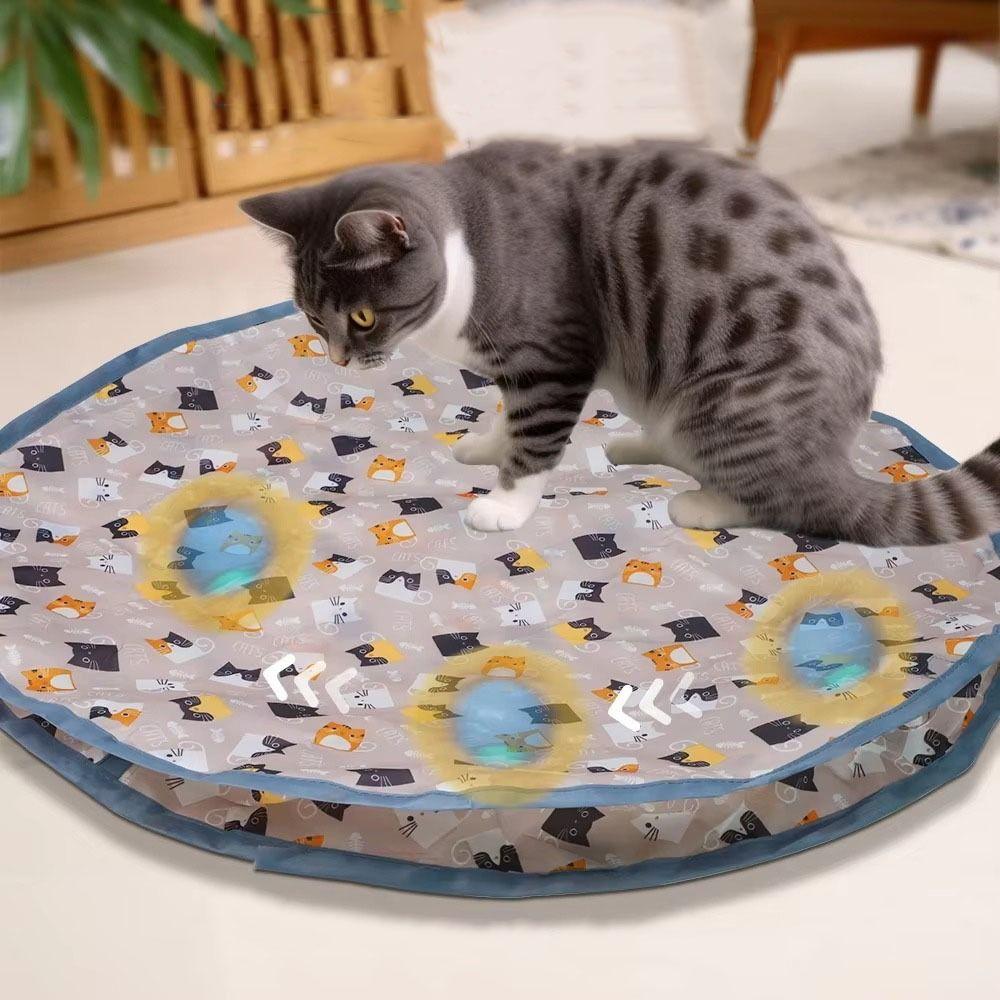 Chirping Interactive Cat Toys Hide and Seek Kitten Catching Game Toy Cat Hiding Cover Indoor Blue rolling ball
Chirping Interactive Cat Toys Hide and Seek Kitten Catching Game Toy Cat Hiding Cover Indoor Blue rolling ball
