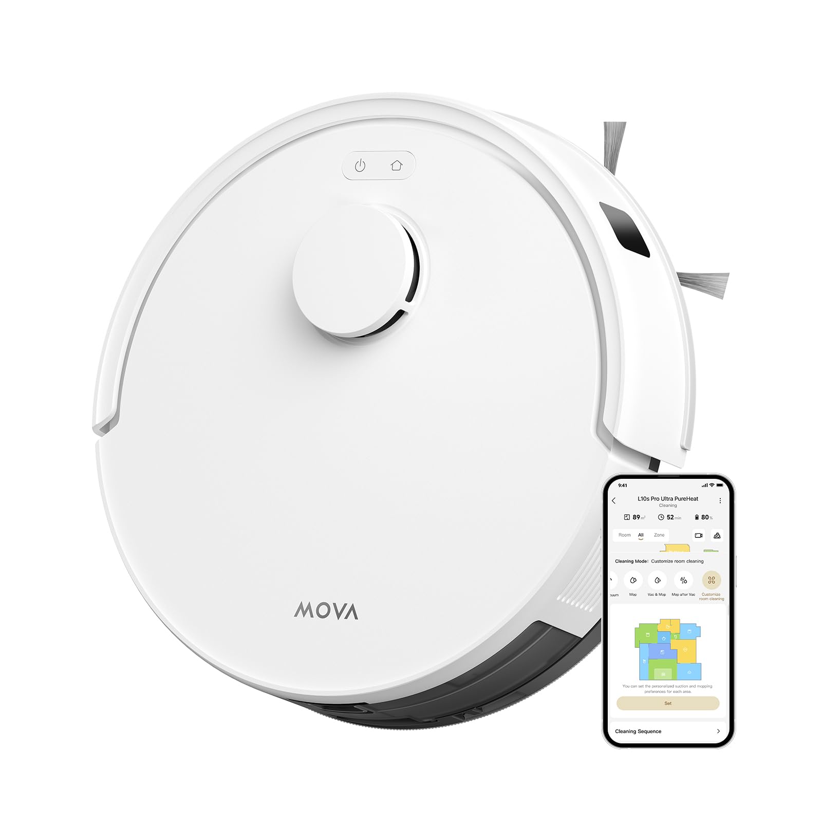 Новий MOVA E20 DREAME Dreamy Робот-пилосос Wet Wiping Потужне всмоктування 5000Pa Прибирання підлоги LDS Mapping Small Wiping Thin Vacuum Cleaner App
Новий MOVA E20 DREAME Dreamy Робот-пилосос Wet Wiping Потужне всмоктування 5000Pa Прибирання підлоги LDS Mapping Small Wiping Thin Vacuum Cleaner App