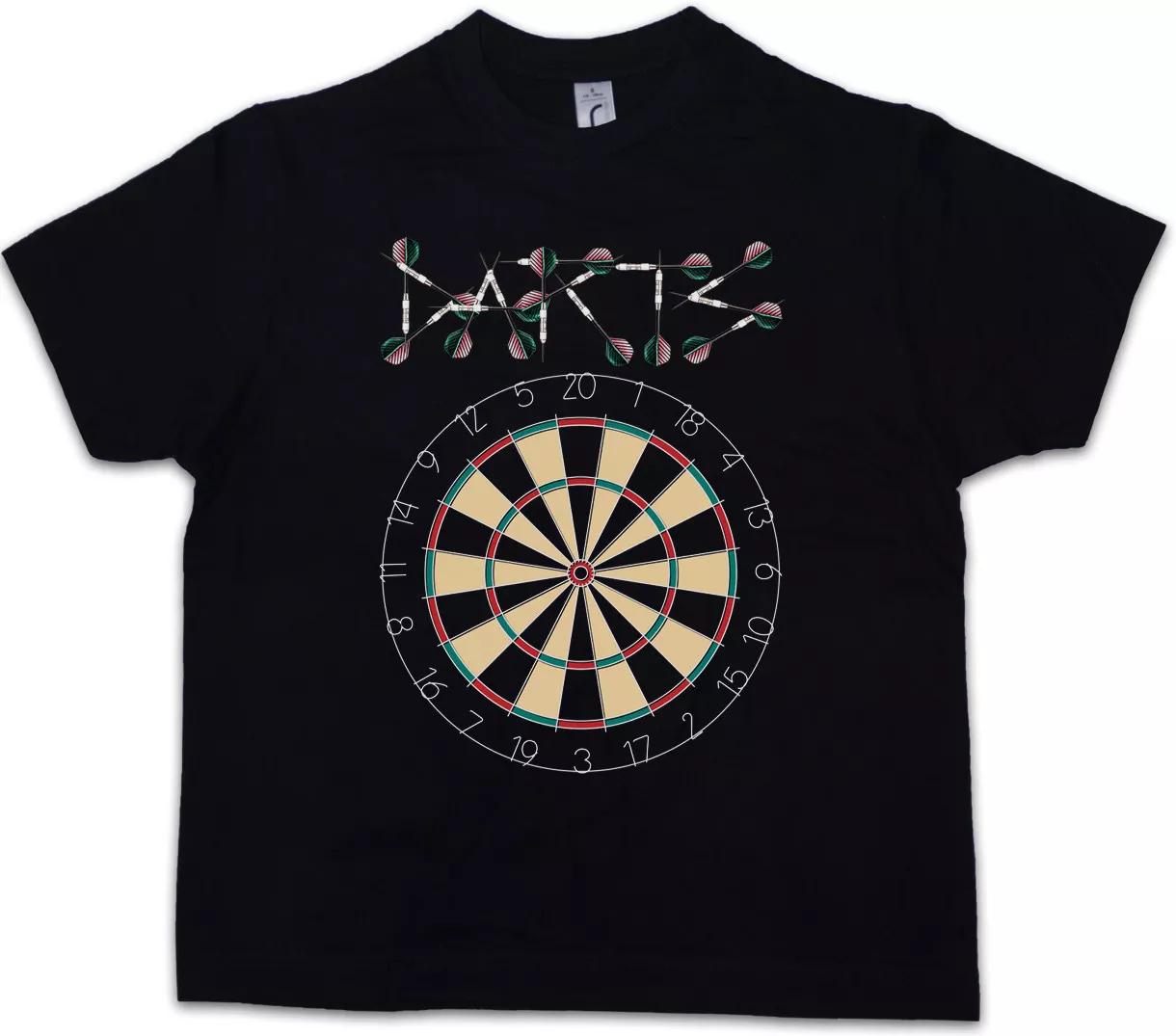DARTS TARGET & ARROWS SPORT LOGO Kids Boys T-Shirt Phil Bar Taylor Profi 130
DARTS TARGET & ARROWS SPORT LOGO Kids Boys T-Shirt Phil Bar Taylor Profi 130