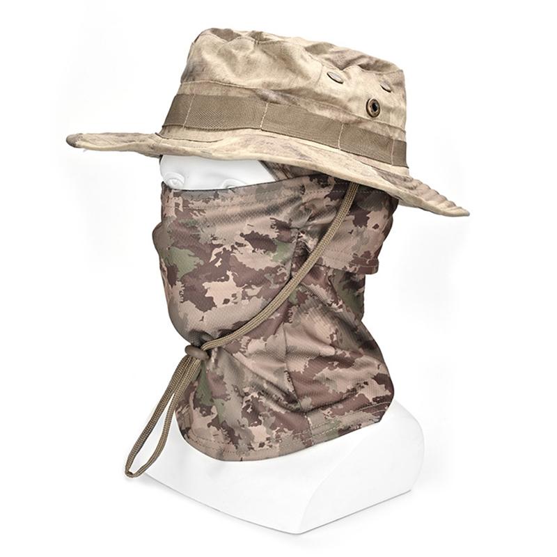Summer Outdoor Camouflage Mountaineering Hat Cycling Sunscreen Hat Full Face Sunscreen Mask Men s Sunscreen Hat Fisherman s Hat 55-62
Summer Outdoor Camouflage Mountaineering Hat Cycling Sunscreen Hat Full Face Sunscreen Mask Men s Sunscreen Hat Fisherman s Hat 55-62