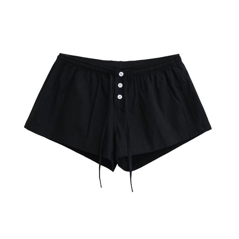 BM Slimming Gyaru Basic Stripe Style Sexy Hot Pants Elastic Drawstring Low Waist Straight Casual Shorts Women Black L
BM Slimming Gyaru Basic Stripe Style Sexy Hot Pants Elastic Drawstring Low Waist Straight Casual Shorts Women Black L