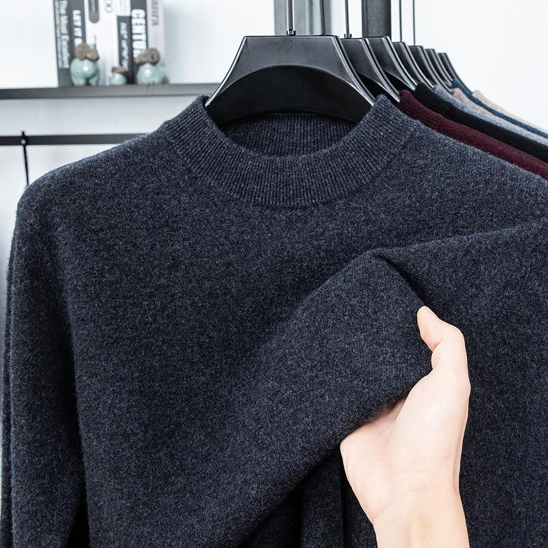 Men s High-End Wool Sweater: Winter 2025 Casual Round Neck, Long Sleeve, Warm Base Layer 165 for 90-115 jin
Men s High-End Wool Sweater: Winter 2025 Casual Round Neck, Long Sleeve, Warm Base Layer 165 for 90-115 jin