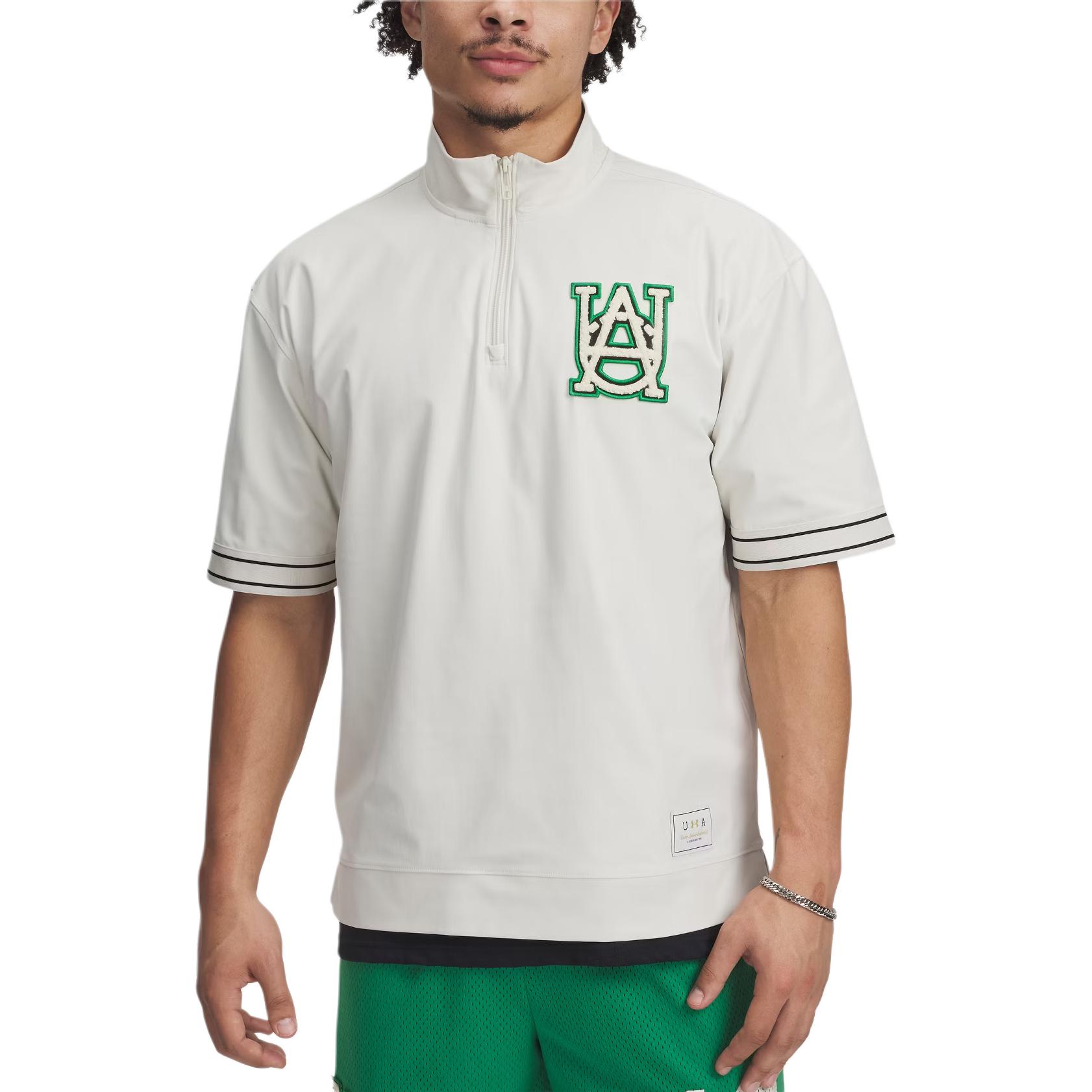 Under Armour Courtside Fashion Simple Soft Loose Pullover Short Sleeve T-Shirt Men Tops Stone Black Kelly-Green 1390122-279 2XL
Under Armour Courtside Fashion Simple Soft Loose Pullover Short Sleeve T-Shirt Men Tops Stone Black Kelly-Green 1390122-279 2XL