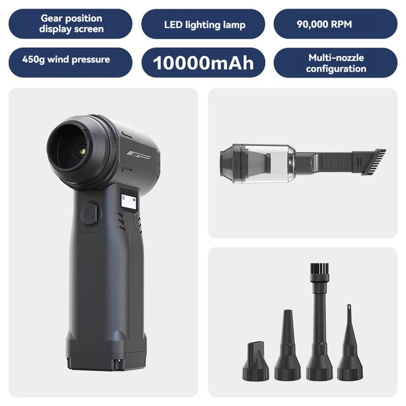 HHO-Violent Fan 90000RPM Air Blower Powerful Brushless Jet Fan High-Speed Adjustable 9 Gears Wind Turbofan Vacuum Kit
HHO-Violent Fan 90000RPM Air Blower Powerful Brushless Jet Fan High-Speed Adjustable 9 Gears Wind Turbofan Vacuum Kit