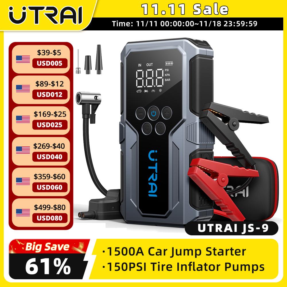 UTRAI 1500A автомобильный пусковой аккумулятор портативный воздушный насос 150PSI автомобильный аккумулятор аварийные усилители пусковое устройство автомобильный стартер 2024
UTRAI 1500A автомобильный пусковой аккумулятор портативный воздушный насос 150PSI автомобильный аккумулятор аварийные усилители пусковое устройство автомобильный стартер 2024
