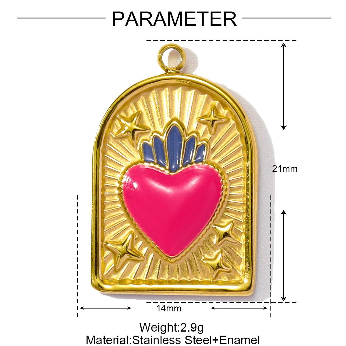 3pcs/Lot Stainless Steel Enamel Star Heart Diy Charms Woman Geomotric Evil Eye Necklace Pendants Hamsa Hand Jewelry
3pcs/Lot Stainless Steel Enamel Star Heart Diy Charms Woman Geomotric Evil Eye Necklace Pendants Hamsa Hand Jewelry