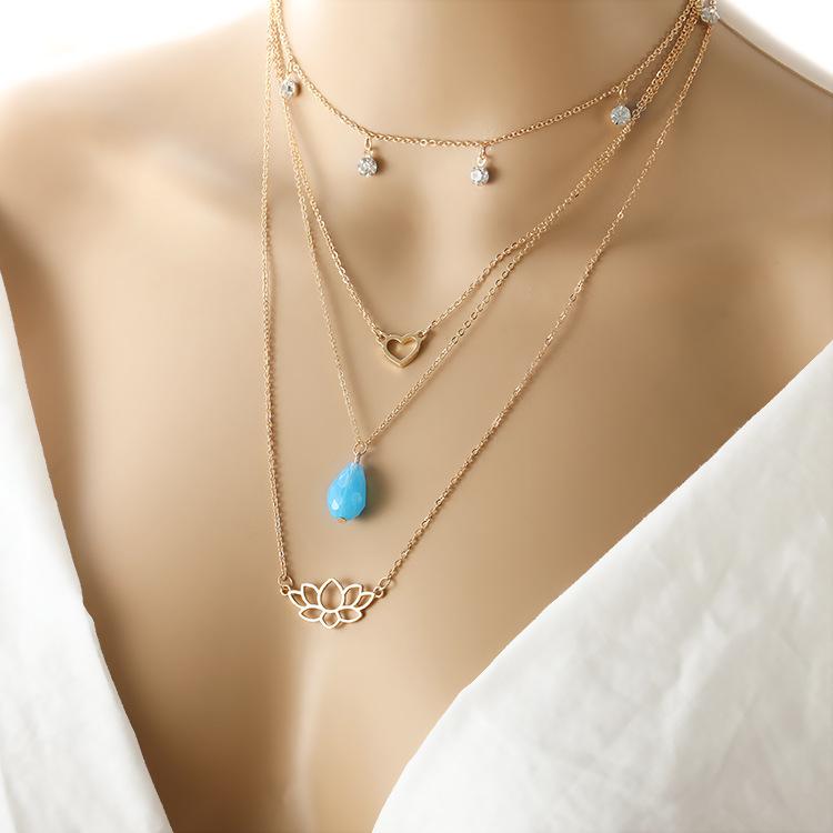 Hot Fashion Europe And America 2025 New Necklace Temperament Multi-layer Love Crystal Ladies Necklace Wholesale
Hot Fashion Europe And America 2025 New Necklace Temperament Multi-layer Love Crystal Ladies Necklace Wholesale
