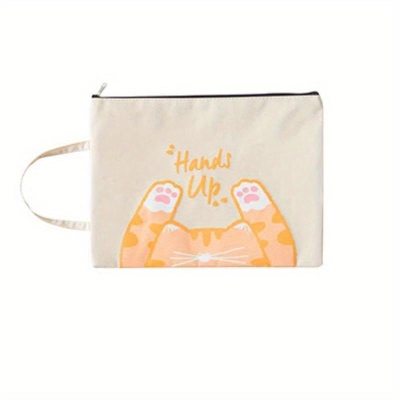 1 шт. креативная портативная мультяшная милая сумка для документов с изображением кота на молнии для школы, офиса, канцелярских принадлежностей
1 шт. креативная портативная мультяшная милая сумка для документов с изображением кота на молнии для школы, офиса, канцелярских принадлежностей