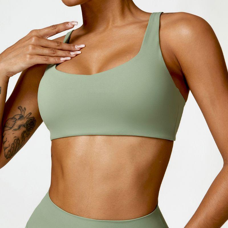 Bubble Wrap Tight Quick-Drying Yoga Clothes Bra Running Beauty Back Exercise Underwear Nude Feel Fitness Vest High Elastic Push up New S Basil Green bra
Bubble Wrap Tight Quick-Drying Yoga Clothes Bra Running Beauty Back Exercise Underwear Nude Feel Fitness Vest High Elastic Push up New S Basil Green bra