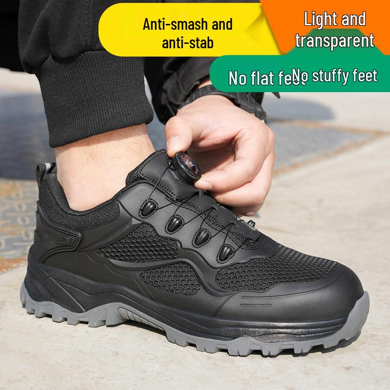 Zhengu Men s Durable Safety Shoes: Anti-Smash, Puncture-Resistant, Anti-Kick, Wear-Resistant Protective Footwear for Construction Sites & Workshops 929~Black; Size 39
Zhengu Men s Durable Safety Shoes: Anti-Smash, Puncture-Resistant, Anti-Kick, Wear-Resistant Protective Footwear for Construction Sites & Workshops 929~Black; Size 39