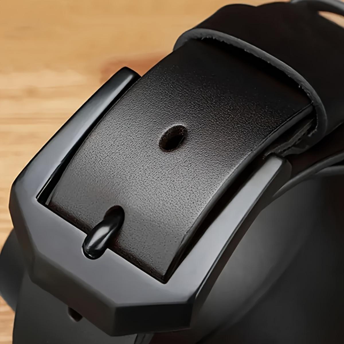 Мужской кожаный ремень - регулируемый, черная/коричневая воловья кожа, квадратная пряжка из полированного сплава, винтажный повседневный деловой стиль, многофункциональный мужской ремень 130 cm
Мужской кожаный ремень - регулируемый, черная/коричневая воловья кожа, квадратная пряжка из полированного сплава, винтажный повседневный деловой стиль, многофункциональный мужской ремень 130 cm