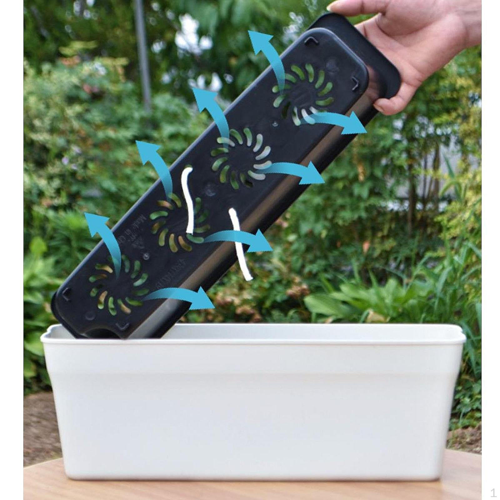 Rectangle Self Watering Planter Flower Pot Breathable Practical Window Sill for Indoor Black inner basin
Rectangle Self Watering Planter Flower Pot Breathable Practical Window Sill for Indoor Black inner basin