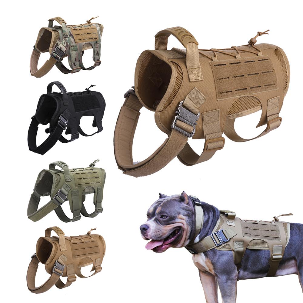 K9 Dog Tactical Harness Leash Military Quick Release Metal Buckle MOLLE Medium Large Service Dog Vest Training German Shepherd M 
K9 Dog Tactical Harness Leash Military Quick Release Metal Buckle MOLLE Medium Large Service Dog Vest Training German Shepherd M