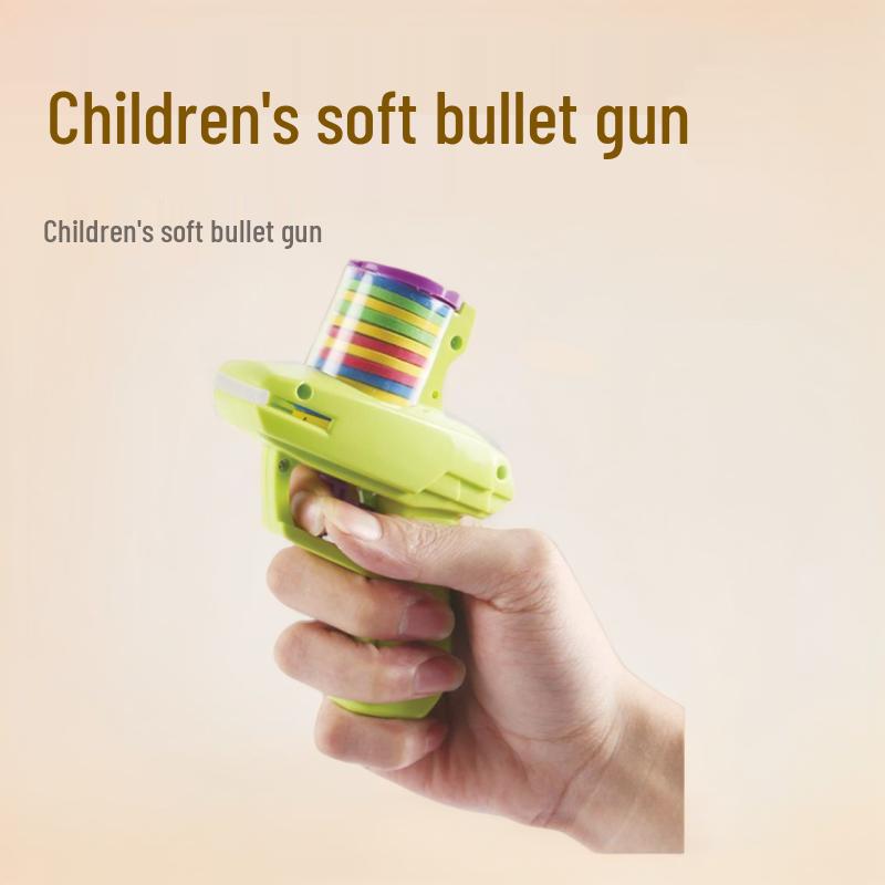 Children s Toy Set: Soft Bullet Gun, Flying Disc, Carrot Gun, Rapid-Fire Pistol, Carrot Knife - Ideal for Boys and Girls.
Children s Toy Set: Soft Bullet Gun, Flying Disc, Carrot Gun, Rapid-Fire Pistol, Carrot Knife - Ideal for Boys and Girls.