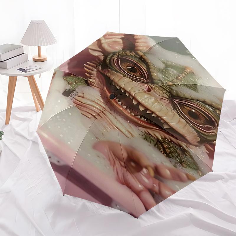 Fantasy Dragon Bath Time Fun: Automatic Opening/Closing Umbrella with Portable Folding Design and 8 Bone Iron Frame Perfect Gift for Fans, T
Fantasy Dragon Bath Time Fun: Automatic Opening/Closing Umbrella with Portable Folding Design and 8 Bone Iron Frame Perfect Gift for Fans, T