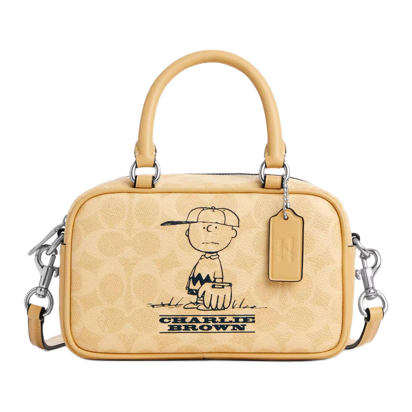 Coach X Peanuts Collaboration Charlie 19 Coated Canvas Shoulder Crossbody Bag Small Women bags Silver Hay CBJ63-SVMMK Basic Set (Bag+Dust Bag)
Coach X Peanuts Collaboration Charlie 19 Coated Canvas Shoulder Crossbody Bag Small Women bags Silver Hay CBJ63-SVMMK Basic Set (Bag+Dust Bag)