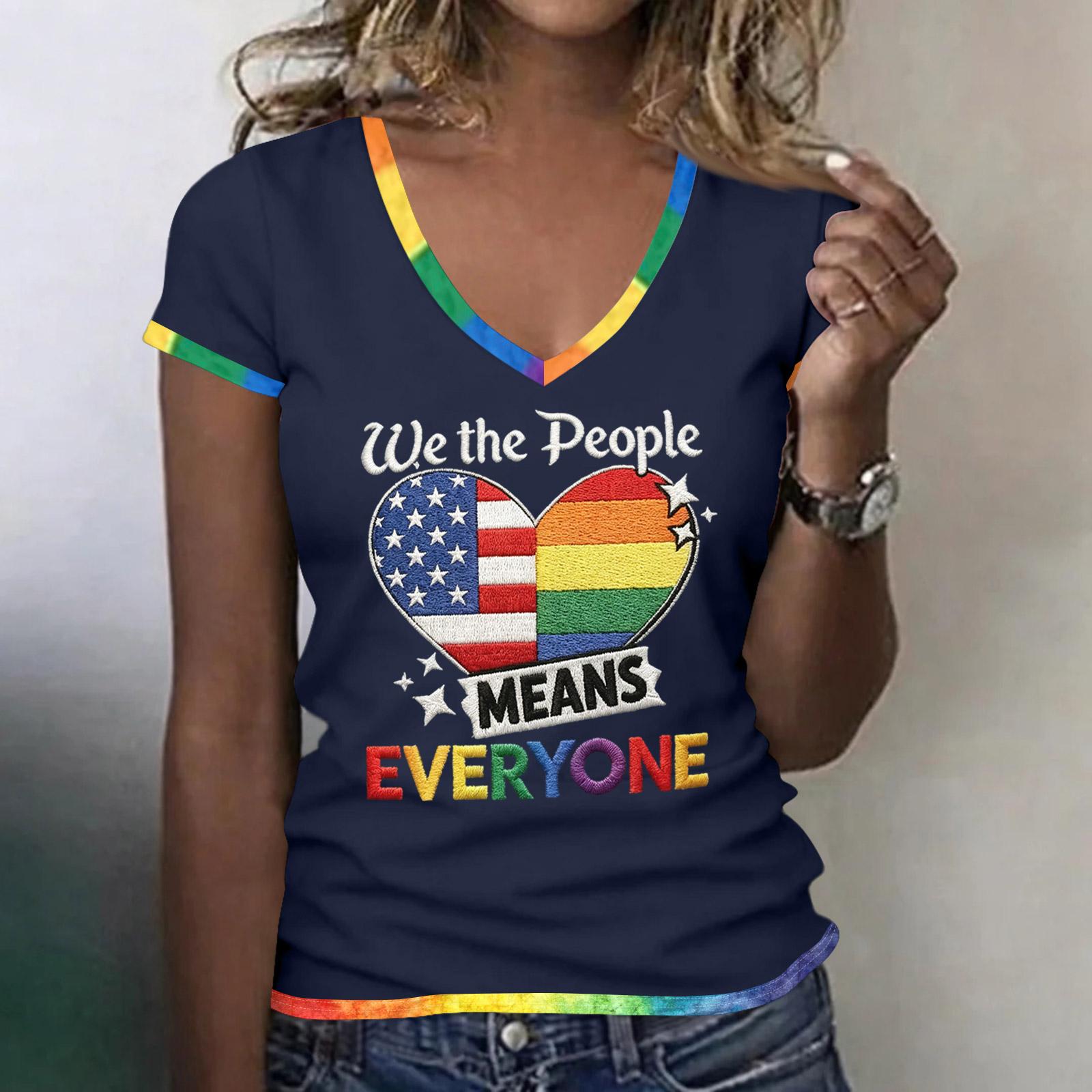 Women s Casual V Neck Short Sleeve T Shirt Independence Day Graphic Tee Soft Lightweight Top for Everyday Wear L
Women s Casual V Neck Short Sleeve T Shirt Independence Day Graphic Tee Soft Lightweight Top for Everyday Wear L