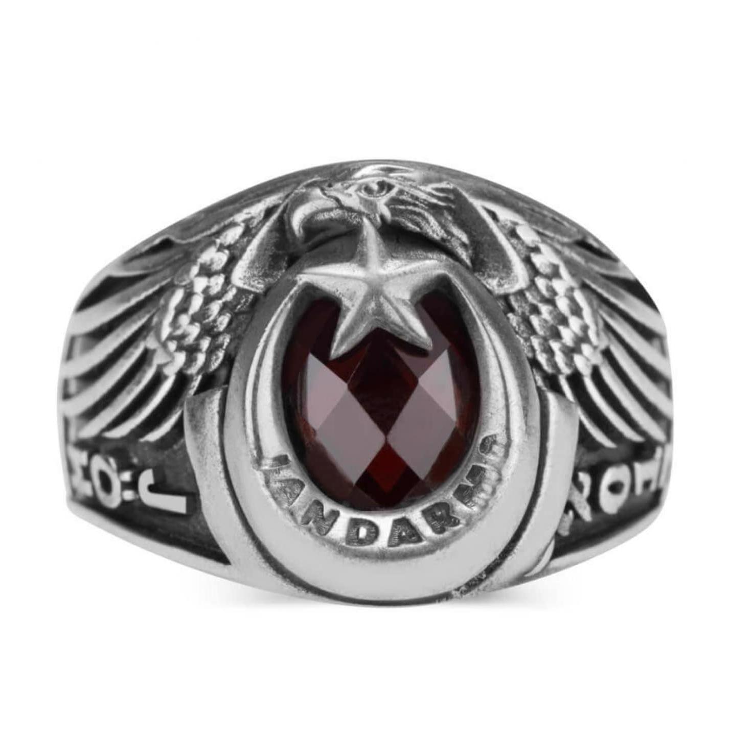 2017 Кольцо специального назначения жандармерии с головой орла 
2017 Кольцо специального назначения жандармерии с головой орла