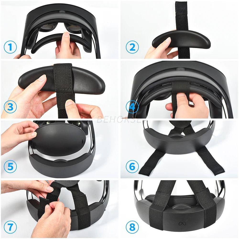 Регулируемая повязка на голову VR Y-образный ремешок на голову VR Аксессуары для очков VR для Meta Quest Pro
Регулируемая повязка на голову VR Y-образный ремешок на голову VR Аксессуары для очков VR для Meta Quest Pro