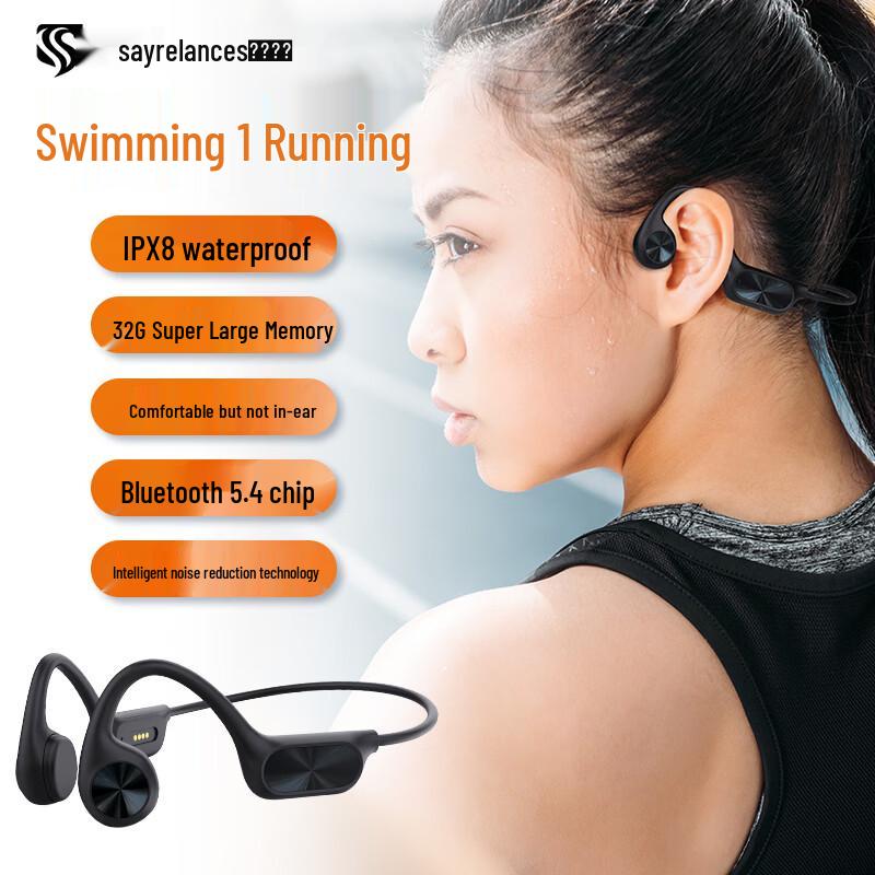 Sayrelances B30X Bone Conduction Swimming Headphones
Sayrelances B30X Bone Conduction Swimming Headphones