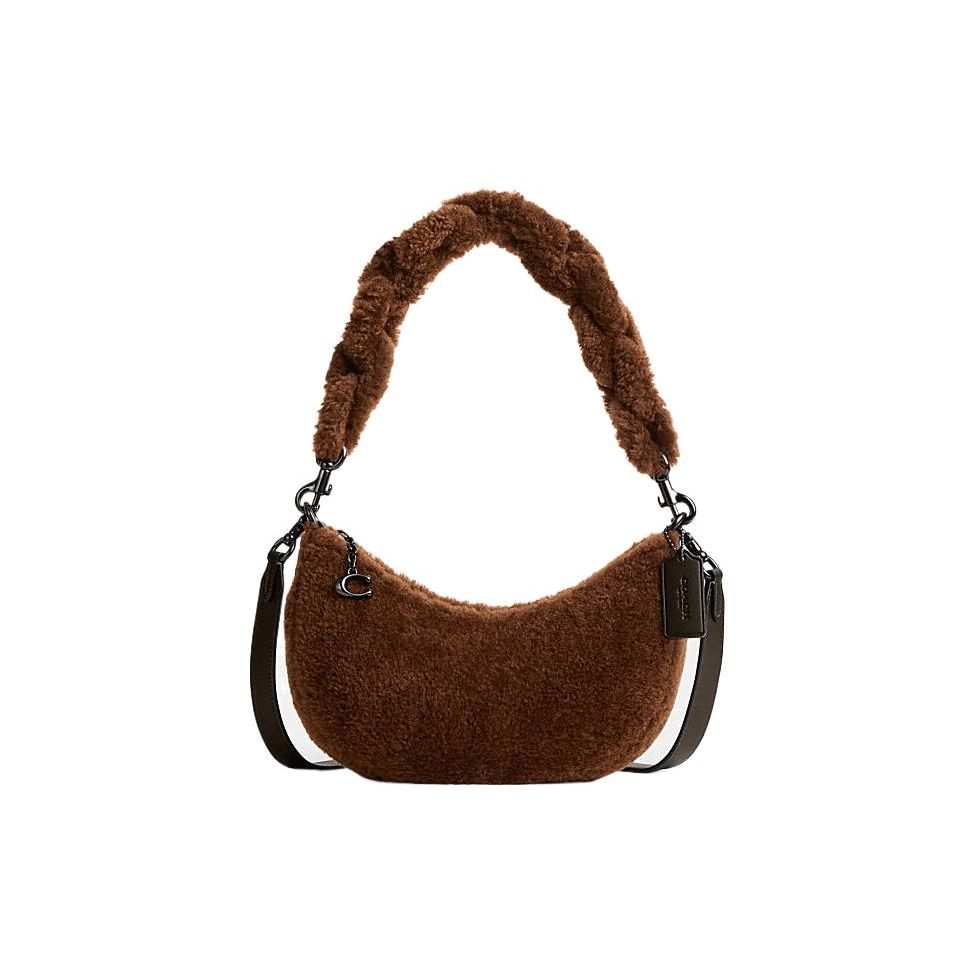 Coach Mira 26 Solid Color Plush Logo Pendant Zipper Closure Wool Sheepskin Dumpling Bag Handheld Crossbody Shoulder Bag Medium CN316-V5WB1 Basic Set (Bag+Dust Bag)
Coach Mira 26 Solid Color Plush Logo Pendant Zipper Closure Wool Sheepskin Dumpling Bag Handheld Crossbody Shoulder Bag Medium CN316-V5WB1 Basic Set (Bag+Dust Bag)
