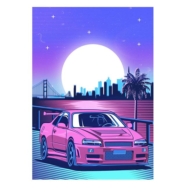 Cartoon Neon Retro Jdm Sports Racing Car Print Poster Canvas Painting Modern Wall Art Picture For Living Room Bedroom Home Decor 21x30cm No Framed
Cartoon Neon Retro Jdm Sports Racing Car Print Poster Canvas Painting Modern Wall Art Picture For Living Room Bedroom Home Decor 21x30cm No Framed