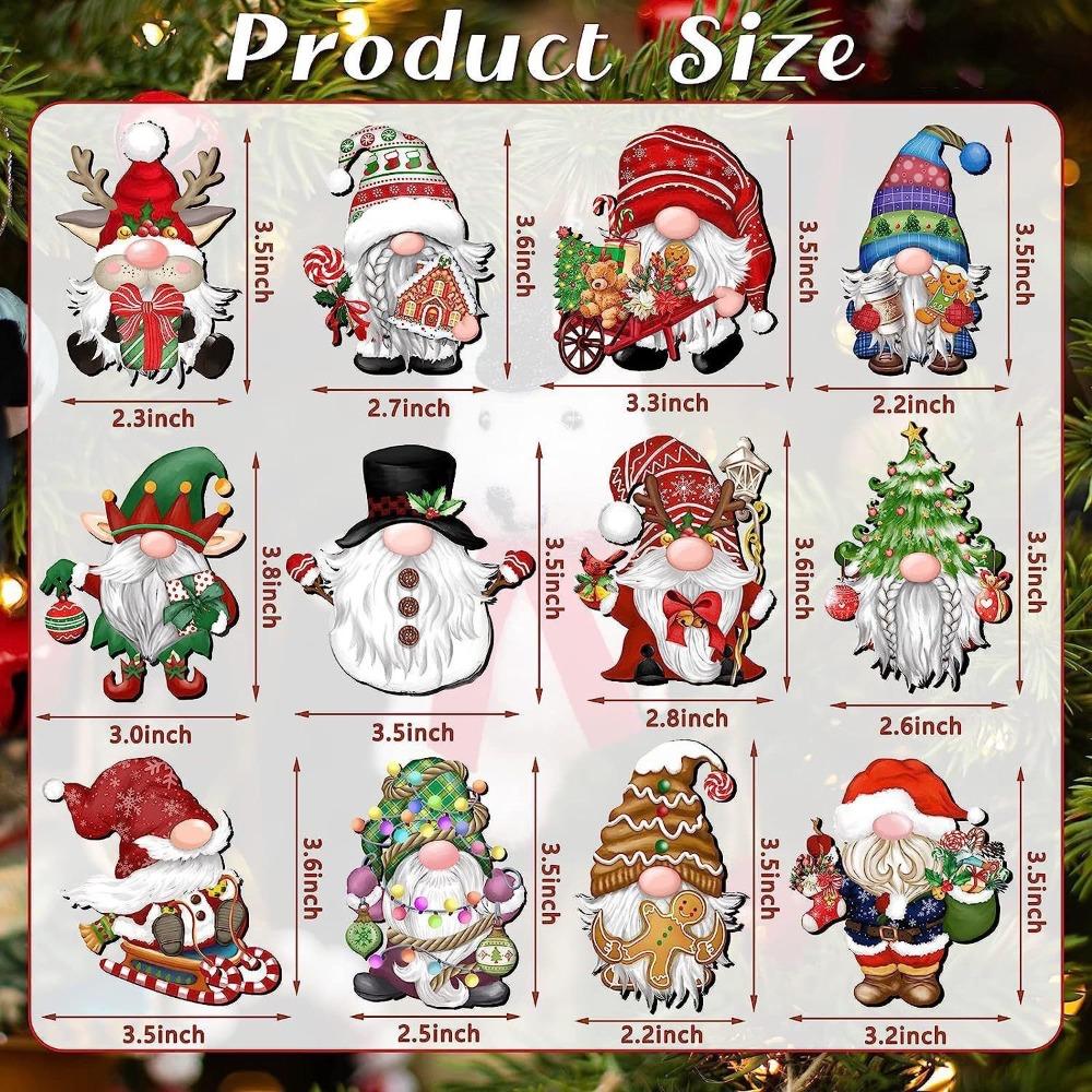 12Pcs Wooden Christmas Snowman Pendant Santa Claus Santa Hanging Pendants Gift Xmas Tree Charm A
12Pcs Wooden Christmas Snowman Pendant Santa Claus Santa Hanging Pendants Gift Xmas Tree Charm A