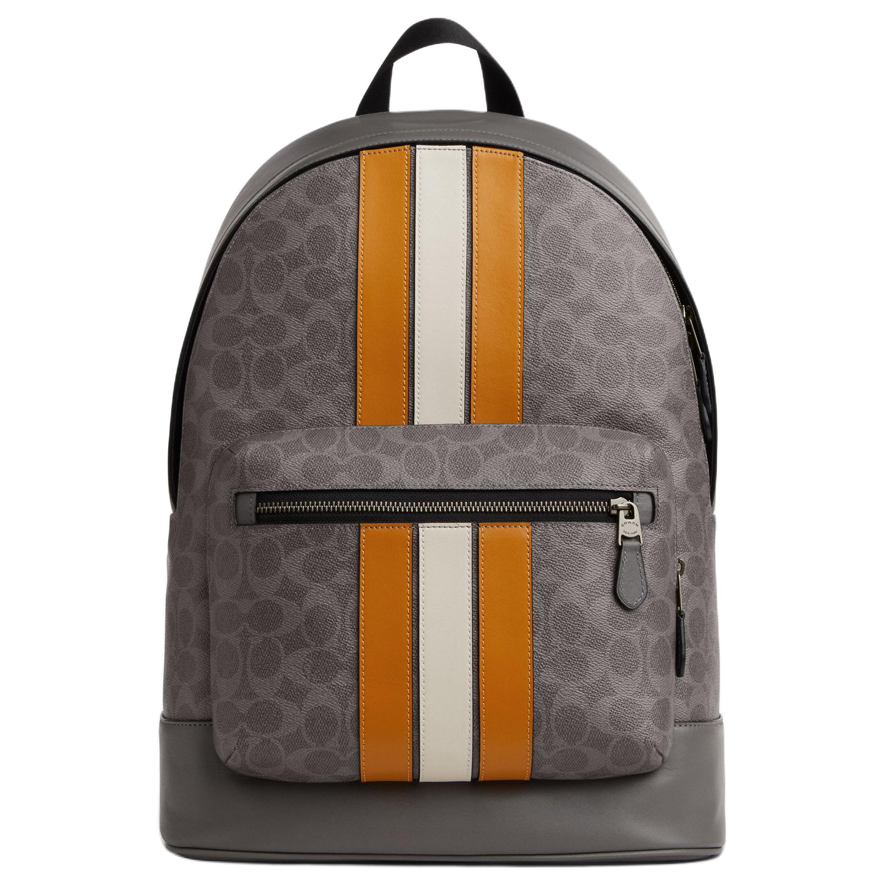 Coach West 32 Classic Logo Varsity Stripe Leather Backpack Large Women Backpack Gray CV922-QBYFF Basic Set (Bag+Dust Bag)
Coach West 32 Classic Logo Varsity Stripe Leather Backpack Large Women Backpack Gray CV922-QBYFF Basic Set (Bag+Dust Bag)