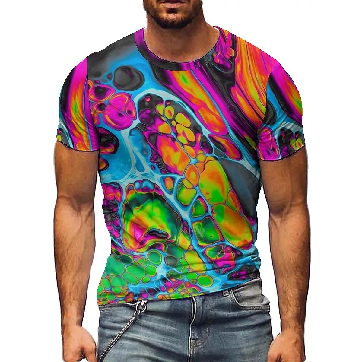 3D printed short sleeved T-shirt art design street fashion 5XL
3D printed short sleeved T-shirt art design street fashion 5XL