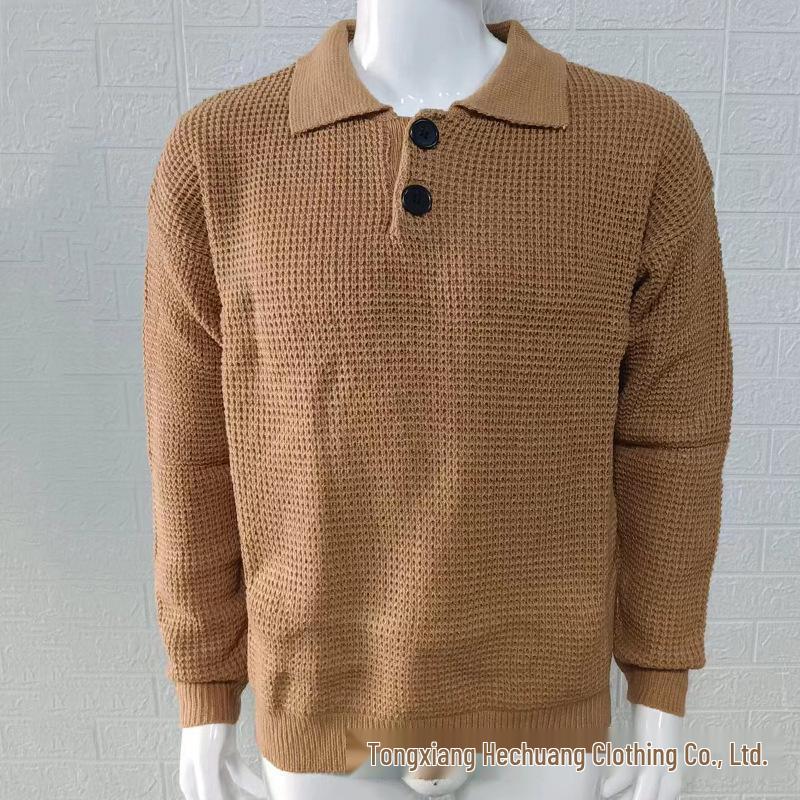 Autumn 2025 Men s Urban Slim Fit Lapel Sweater: Fashionable European & American Long Sleeve Knitwear M хакі
Autumn 2025 Men s Urban Slim Fit Lapel Sweater: Fashionable European & American Long Sleeve Knitwear M хакі
