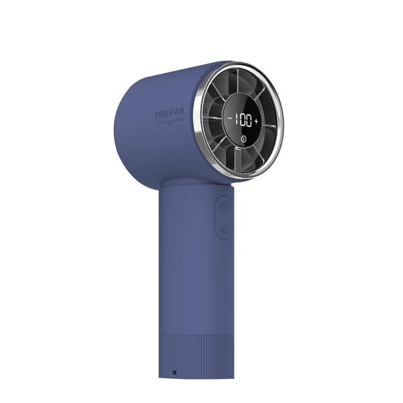 Portable High-Speed Turbine Handheld Fan with Strong Wind Power 158*69*60 mm синій
Portable High-Speed Turbine Handheld Fan with Strong Wind Power 158*69*60 mm синій