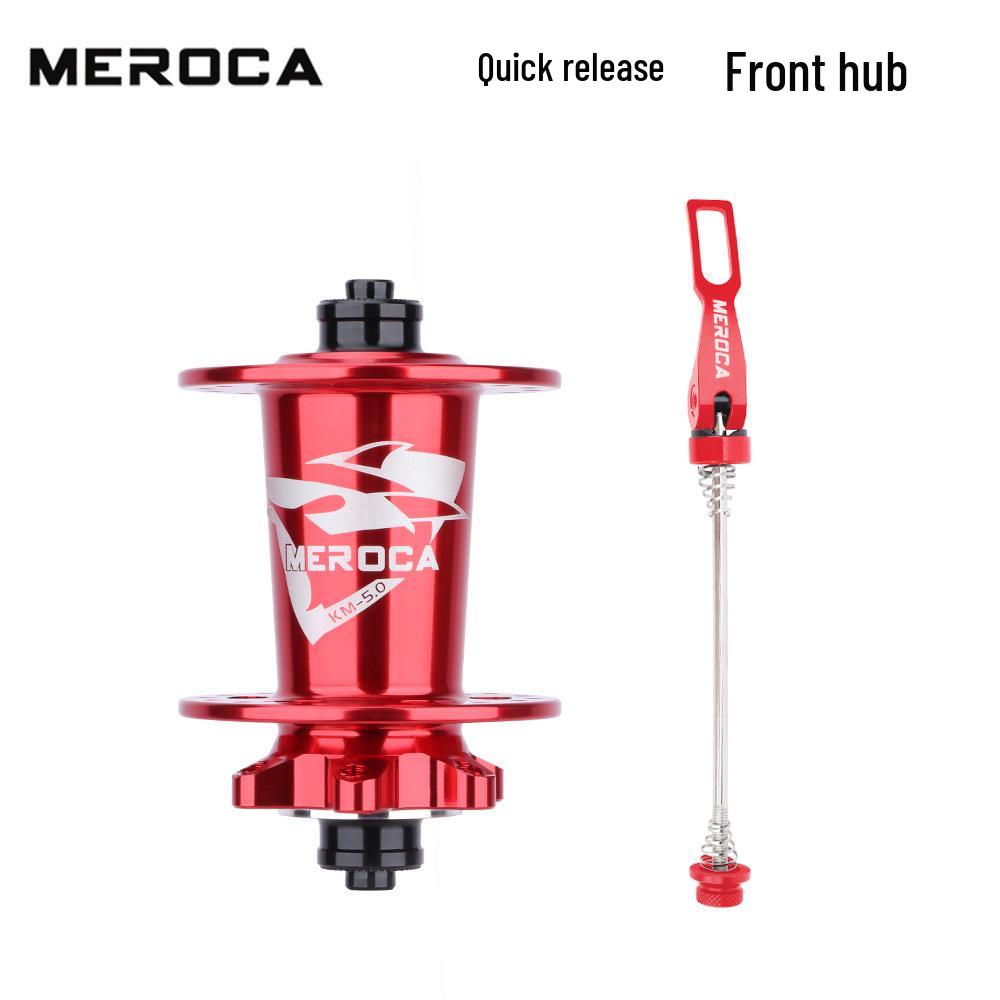 MEROCA Mountain Bike Disc Brake Hub Set: Front 2 Rear 5 Bearings, Quick Release, 32 Hole, Six-Bolt.
MEROCA Mountain Bike Disc Brake Hub Set: Front 2 Rear 5 Bearings, Quick Release, 32 Hole, Six-Bolt.