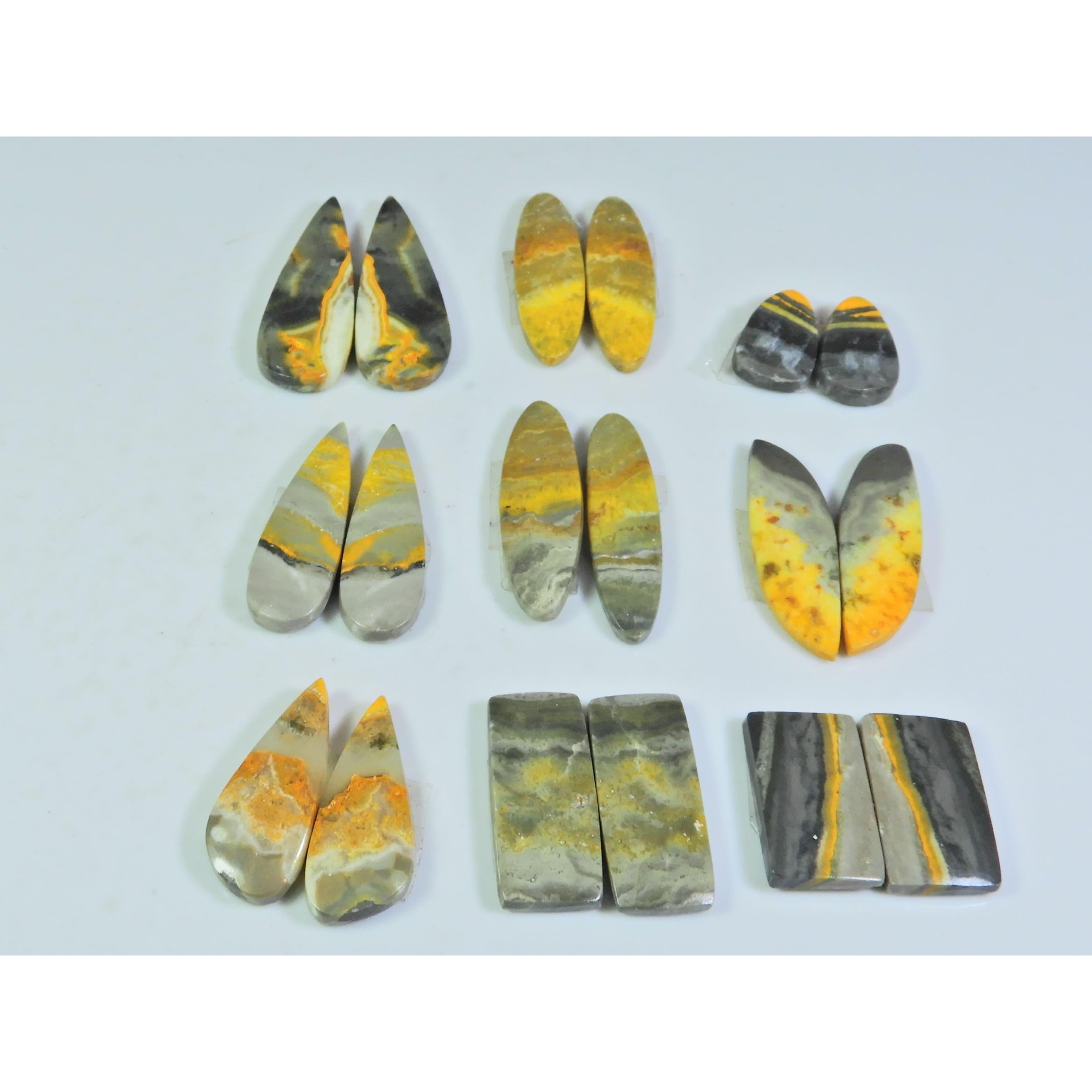 140Cts. Натуральный парный яшма шмеля микс кабошон россыпной драгоценный камень лот 9 пар C-123
140Cts. Натуральный парный яшма шмеля микс кабошон россыпной драгоценный камень лот 9 пар C-123