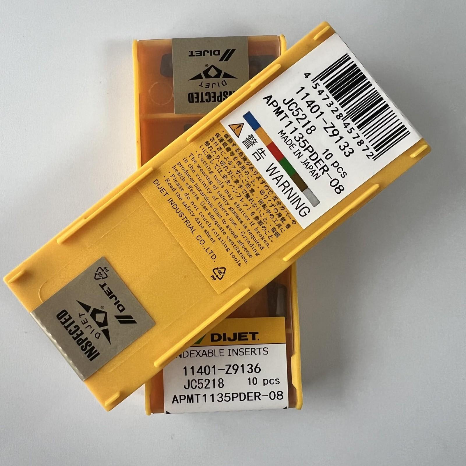 APMT1135PDER-08 JC5218 / Industrial indexable carbide inserts 10 Pcs
APMT1135PDER-08 JC5218 / Industrial indexable carbide inserts 10 Pcs