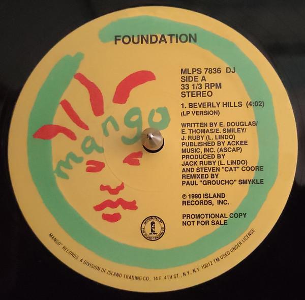 12inch Record FOUNDATION - Beverly Hills MLPS7836 Mango 1990 US Reggae, Ska & Dub Used
12inch Record FOUNDATION - Beverly Hills MLPS7836 Mango 1990 US Reggae, Ska & Dub Used