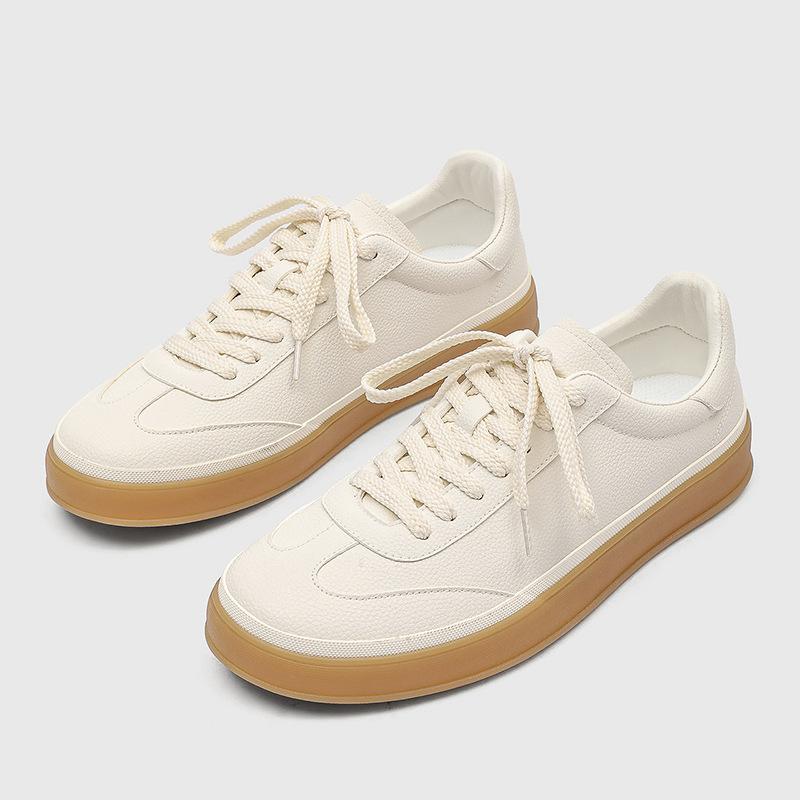 Classic board shoes British casual sneakers low-top student X 44 бежевий
Classic board shoes British casual sneakers low-top student X 44 бежевий