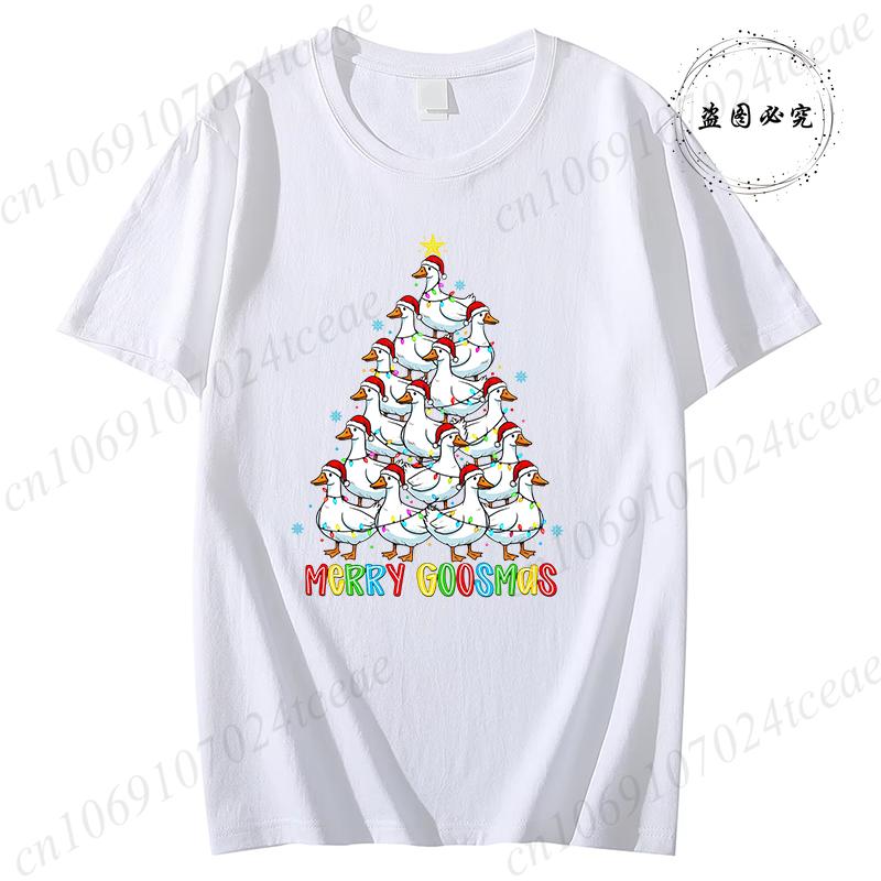 Funny Merry Goosmas TShirts for WomenTrendy Christmas Goose Shirt DesignChristmas Tree Party TShirts for Women Unisex Clothes S
Funny Merry Goosmas TShirts for WomenTrendy Christmas Goose Shirt DesignChristmas Tree Party TShirts for Women Unisex Clothes S