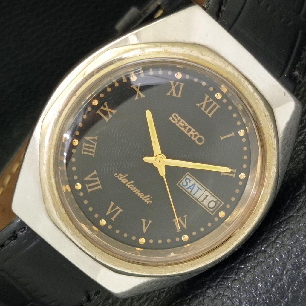 Б/У винтажные мужские часы SEIKO AUTOMATIC 7009A из Японии с черным циферблатом a433833-2 R119-a433833
Б/У винтажные мужские часы SEIKO AUTOMATIC 7009A из Японии с черным циферблатом a433833-2 R119-a433833