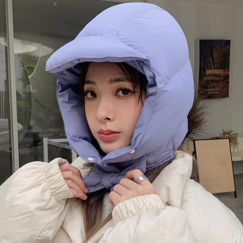 Simple Solid Color Padded Pullover Cap Korean Style Windproof Balaclava Hat Harajuku Hooded Puffy Ear Protection Cap Girls
Simple Solid Color Padded Pullover Cap Korean Style Windproof Balaclava Hat Harajuku Hooded Puffy Ear Protection Cap Girls