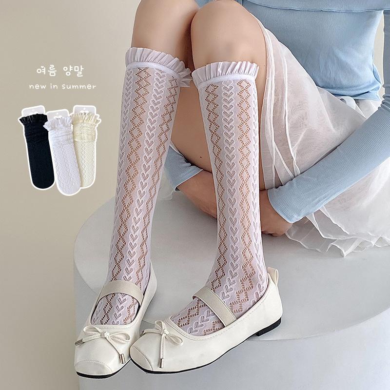 Female Spring and Summer Thin Style Lace Lace Mesh Diamond Tube Stack Socks 1 pair чорний
Female Spring and Summer Thin Style Lace Lace Mesh Diamond Tube Stack Socks 1 pair чорний
