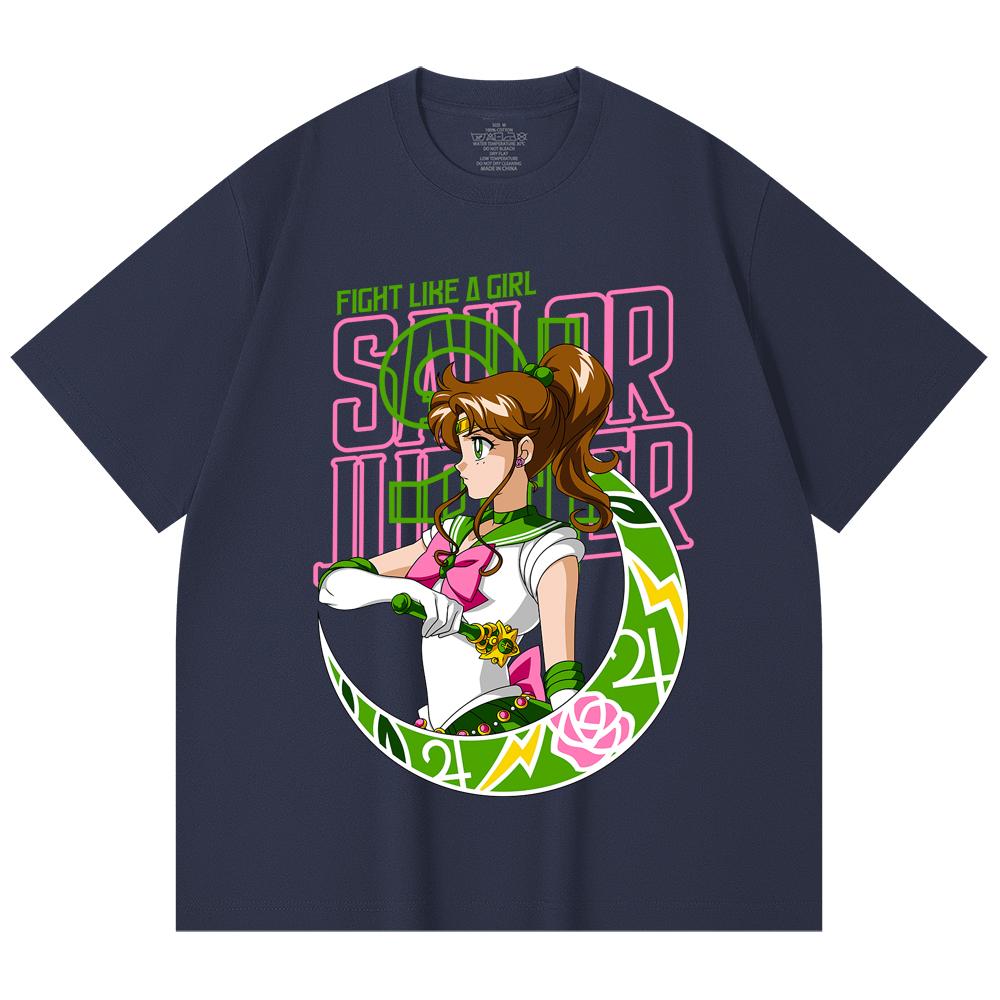 230 Gsm 100% Cotton Sailor Moon V7 Jupiter Print Unisex Heavy Cotton T Shirt XL Темно-синій
230 Gsm 100% Cotton Sailor Moon V7 Jupiter Print Unisex Heavy Cotton T Shirt XL Темно-синій