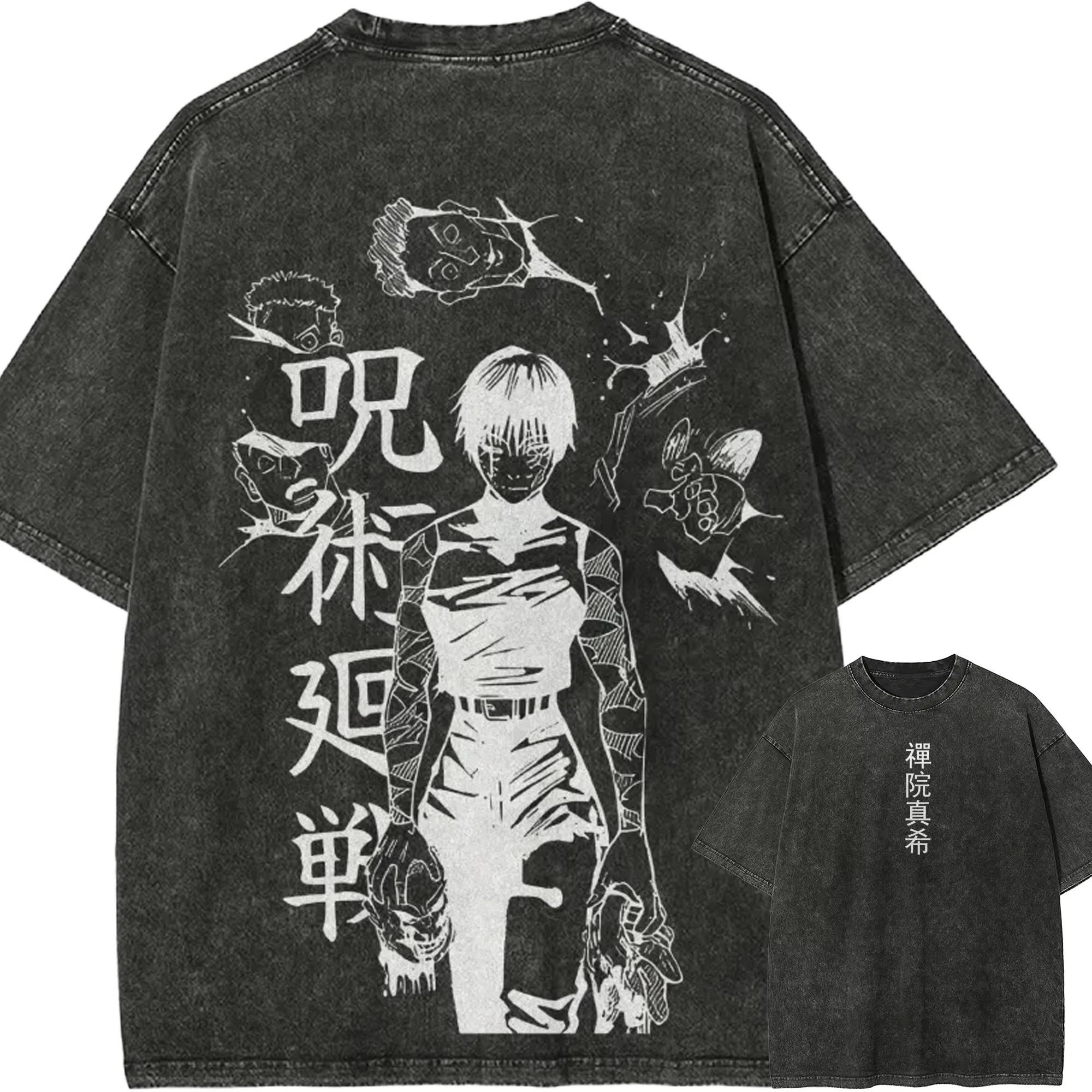 Maki Zenin T Shirt Jujutsu Kaisen Men Acid Wash Toji Soul Anime Streetwear Zenin Clan Massacre Vintage summer Fashion Tee L
Maki Zenin T Shirt Jujutsu Kaisen Men Acid Wash Toji Soul Anime Streetwear Zenin Clan Massacre Vintage summer Fashion Tee L