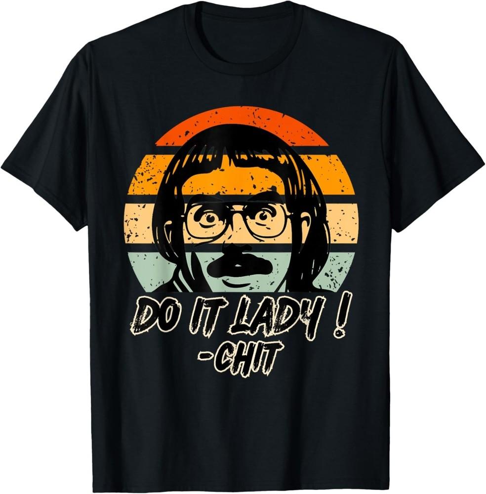 Сделай это, леди! Трендовая забавная футболка унисекс XL
Сделай это, леди! Трендовая забавная футболка унисекс XL